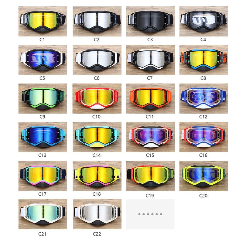 Motorcycle goggles for outdoor riding, windproof, sandproof, dustproof helmet goggles, sports glasses