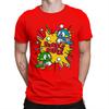 70s 80s Arcade Game Bubble Bobble TShirt Men 100 Cotton Short Summer Sleeve Casual Plus Size Shirt Adults Fashion Streetwear