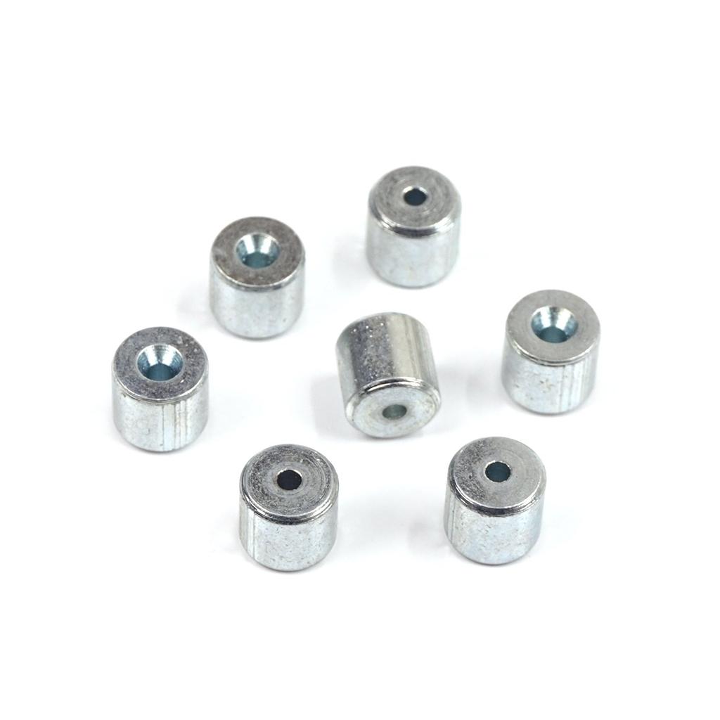 BCR010 100 шт. Ремонтный комплект для намотки стеклоподъемника автомобиля, стальной трос, концевой штифт, стопорная втулка, обжимная заклепка 6x5,45/1,7 мм