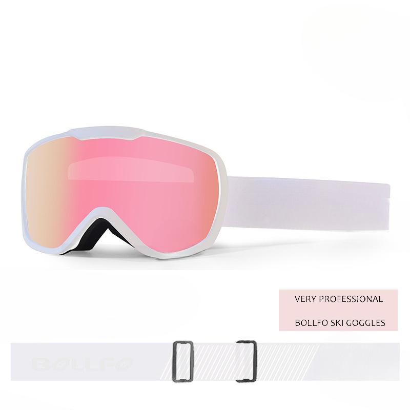 Новые большие цилиндрические лыжные очки, двухслойные противозапотевающие лыжные очки для мужчин и женщин