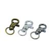 45MM Lobster Clasp Keychain In Silver, Bronze, Tiger Pattern, and Gun Black - K1014