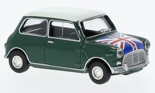 NOREV 1/64 Scale Mini Cooper S 1964 (Union Jack Hood) Diecast Model Car [Imported]