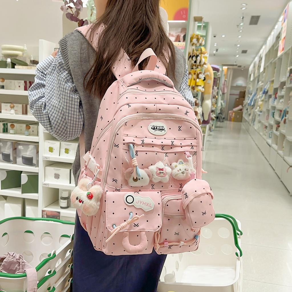 Schoolbag junior high school ins star student schoolbag cute high value large capacity campus backpack high school backpack senior