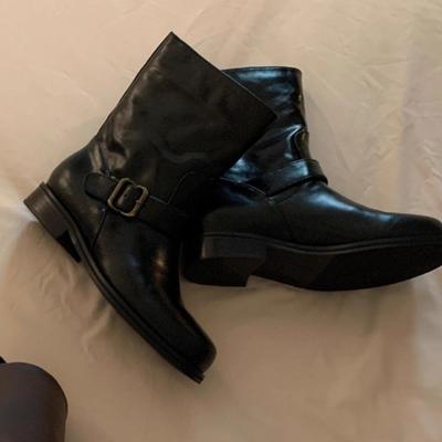 Модные женские ботильоны на каблуке, дизайнерская зимняя мода, новая женская обувь 2025, ботильоны челси с пряжкой, уютное платье, zapatillas de mujer