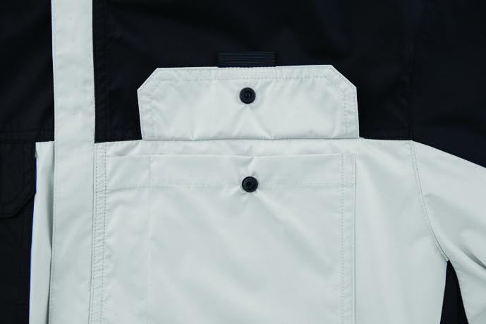 XEBEC Блузон с коротким рукавом для защиты от жары и кондиционирования воздуха для весны и лета, серый, 22 5L Clothing®, XE98031,