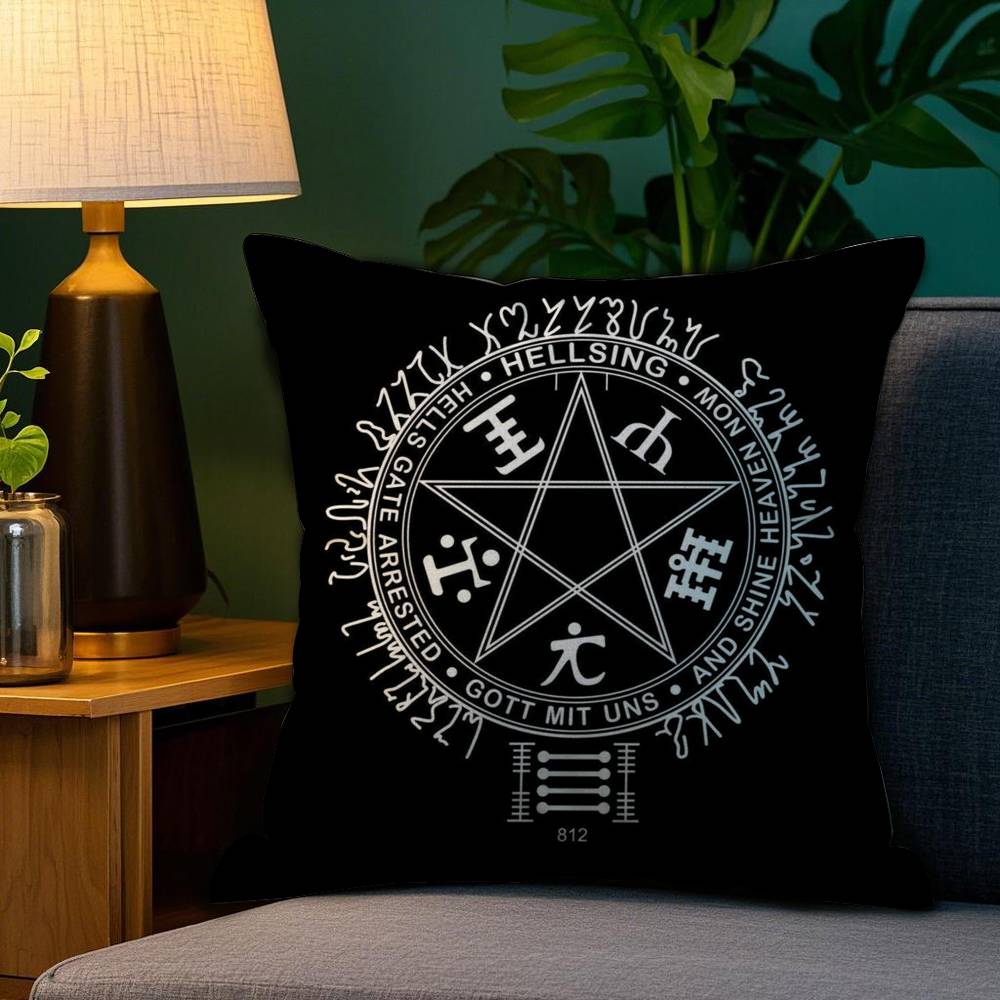 Аниме C-Castlevania Игровая Наволочка Диван Гостиная Спальня Двусторонняя печать Квадратная Подушка Наволочка для подушки для сна