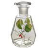 Otsuka Glass "Yamagirai" Soy Sauce Dispenser, Large, 100ml Capacity, Leaf and Nut Design, Transparent, Made In Japan, 17P215-1P