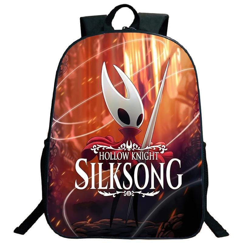 Рюкзак Hollow Knight 2 Silksong Школьный рюкзак Хорнет Магнит на холодильник Мальчик Дети Ребенок Ребенок Подросток Школьный рюкзак Первоклассник Школьная сумка Подростковая сумка