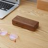 Portable Solid Wood Myopia Black Walnut Glasses Case Wooden Case Storage Box