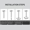 Sturdy Headphone Stand Modern Non-Slip Headset Holder Universal Space Saving Earphone Mount Hanger Workstation