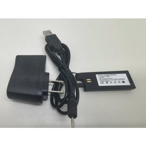 Replacement Charger and Battery for Gibson G-Force Auto-Tuner, GForce, Min-ETune-System Automatic Tuning System, minEtune, GBP452050 Polymer Lithium-i