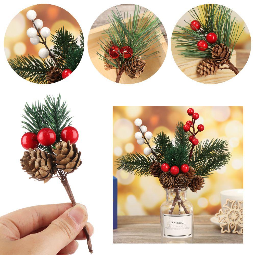 Christmas Berry Red Berries Xmas tree Decor Home Floral Decor Christmas Ornament Artificial Flowers
