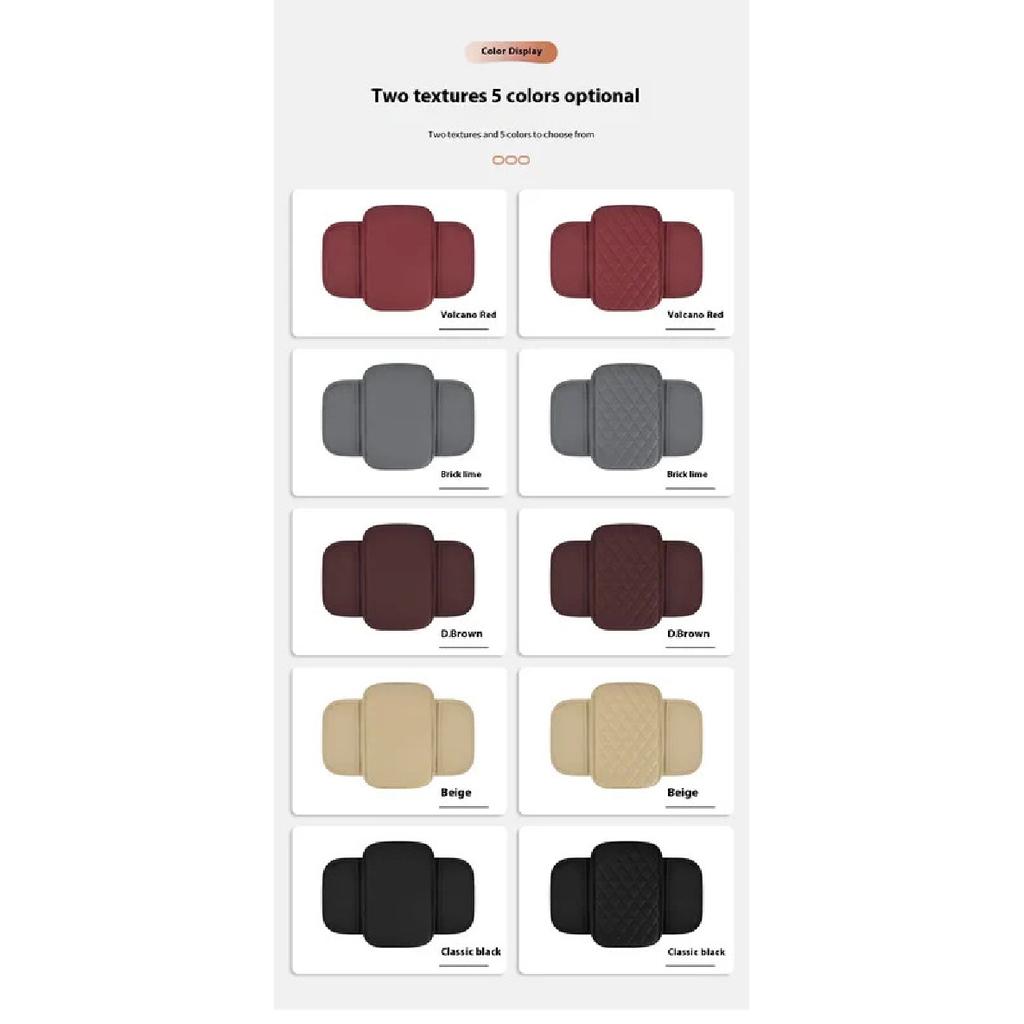 For Jaguar Xf Car Arm Rest Cushion PU Leather Breathable Center Console Box Cover Anti Scratch Armrest Box Protector Cover