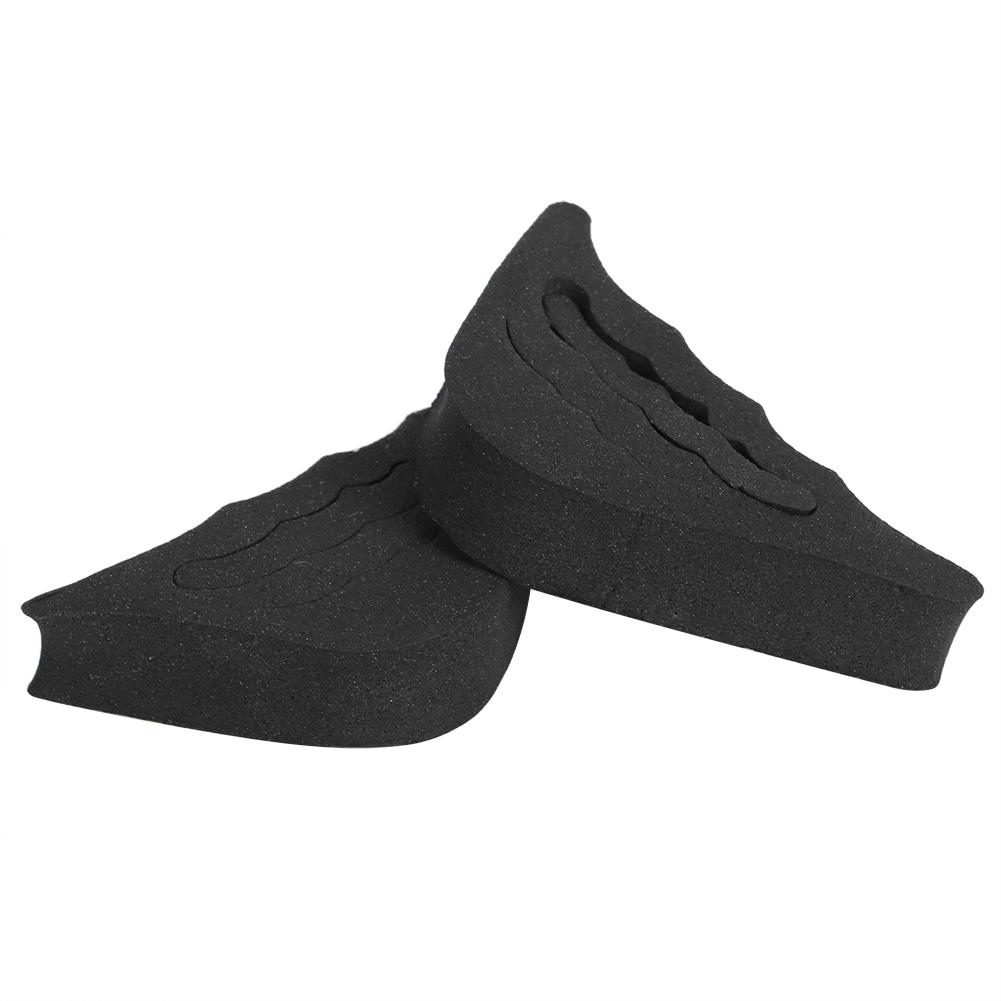 5 пар унисекс губка носок вставка анти боль нескользящая обувь передняя часть стопы подушечка для ухода за ногами(черный )