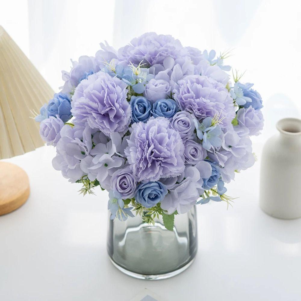 Silk Silk Artificial Flowers Vase Decorations Wedding Wreath Bridal Bouquet Wedding Ceremony