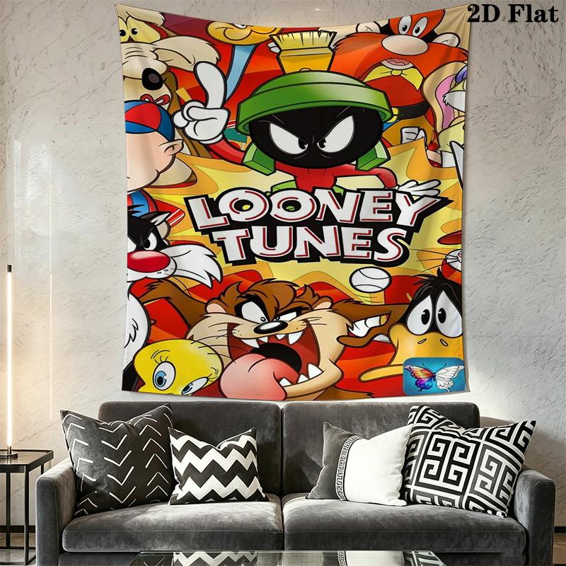 Marvin Martian Dj Tapestry Tapestry Fashion Print Background Cloth Background Wall Hanging Cloth Soft Wall Covering Decoration