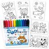 Sakura Crepas Pen Washable Sign Pen 12 Colors First Coloring Book Mane Set Water-based MKS12-01A