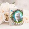 3D Effect Cat Coffee Mug Wrap, 11oz Sublimation Ceramic Tea Cup,Beer Mugs,Milk Cups Surprised Gift For KIDS