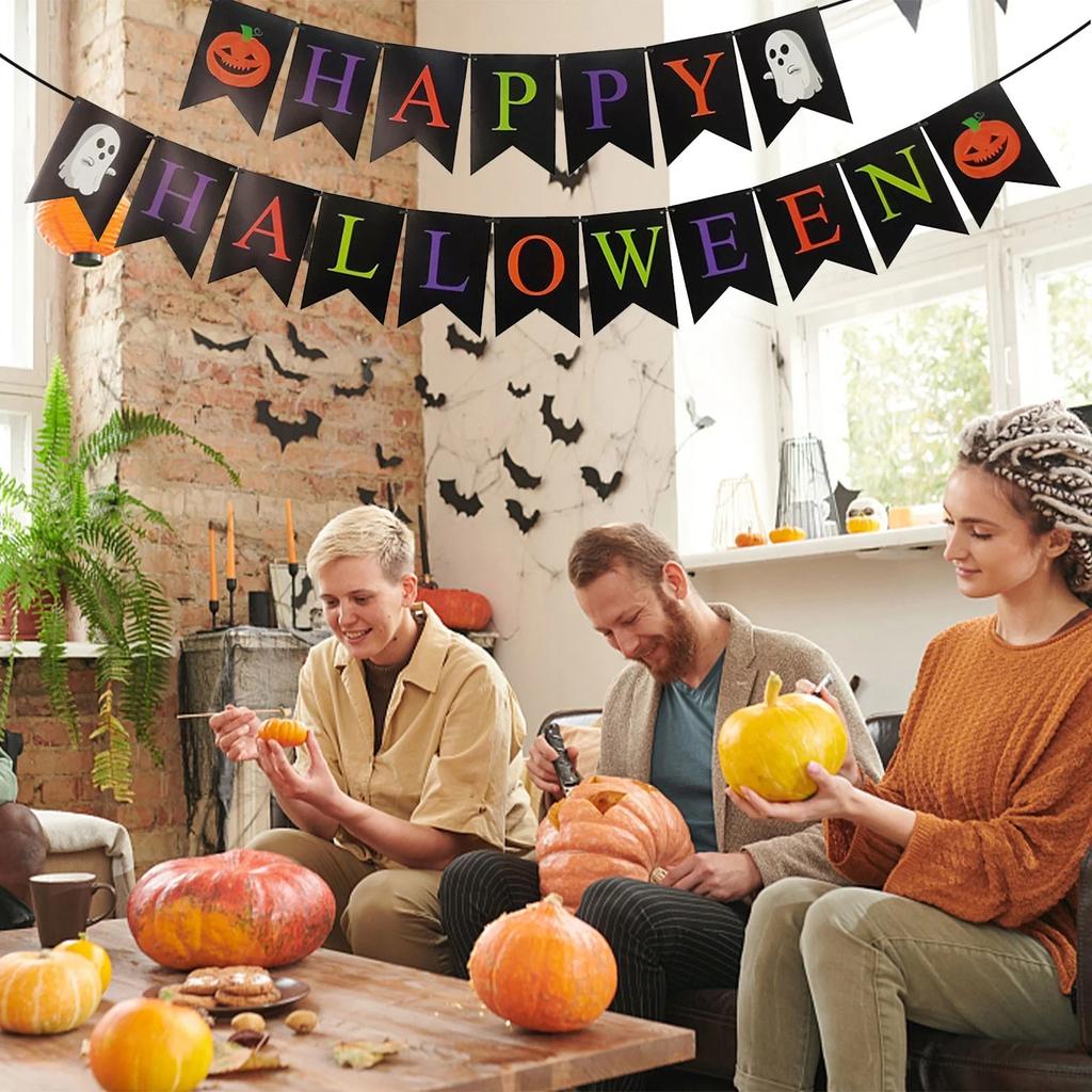 Halloween Party Decoration Flag