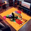 1pc Bing Print Area Rug - Soft, Washable Non-Slip Indoor Mat for Office Chairs, Living Room, Home Office Decorative Rug