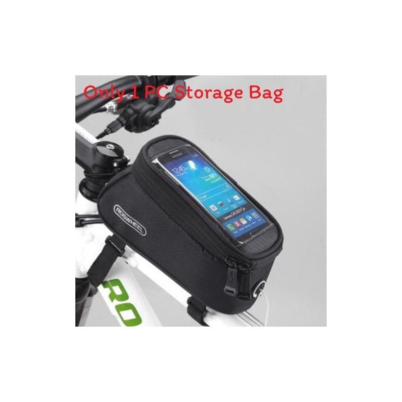Cycling Handlebar Bag With Touch Screen Compatibility For Mountain Biking