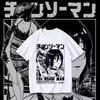 New Chainsaw Man Manga Graphic Printed T shirt Men's and Women's T shirt Men's Top Sports T shirt Men's T shirt Harajuku Y2K Tee