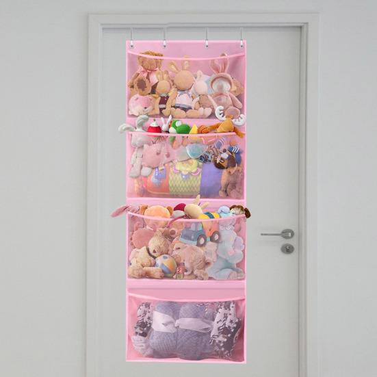 Сумка для хранения плюшевых игрушек-животных, очень большая вместимость, простая установка, дышащая, подвешиваемая, мягкая