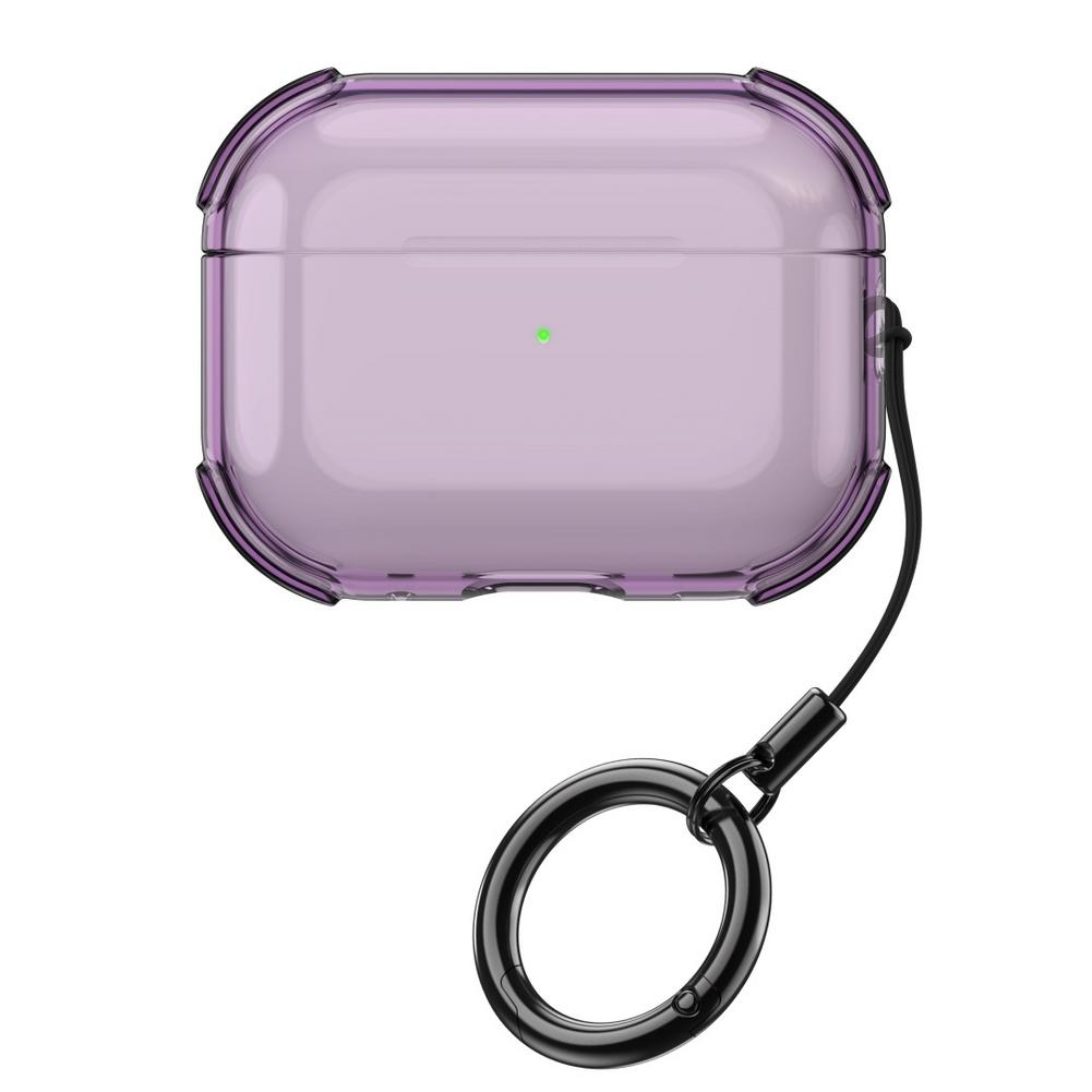 Чехол для наушников для Apple AirPods Pro3 Прозрачный чехол Противоударный чехол для наушников AirPods Pro 3 Защитная крышка с крючком