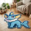 Anime Pokemon Cute Vaporeon Soft Irregular Area Rugs Children Birthday Gifts Home Bedroom Deco Kitchen Mats Living Room Rugs