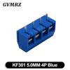 10PCS PCB Terminal Block Connector Pitch 5.0mm KF301 Straight Pin 2P 3P Screw PCB Terminal Blocks Connector Blue Black Green