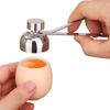 Stainless Steel Boiled Egg Topper Shell Cutter Knocker Raw Egg Cracker Separator Egg Opener Kitchen Tools Gadgets Cutter