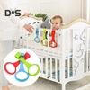 4Pcs Baby Pull-Up Ring Toddlers Walking Helper Practice Exercises Assistant Tool Stand-Up Rings Universal Infant Crib Playpen Hanging Ring
