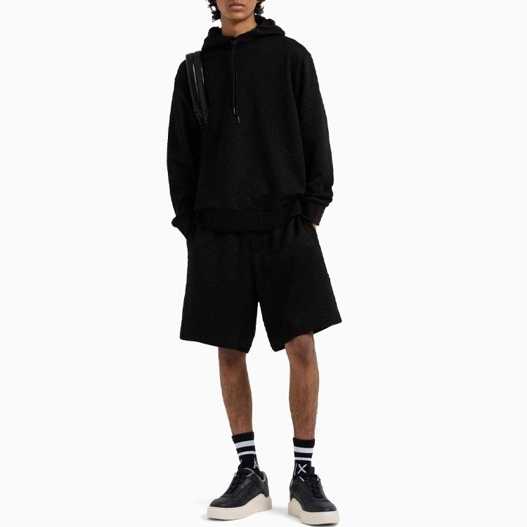 EMPORIO ARMANI Весна-Лето 2025 Повседневные шорты Мужские Черные XM000476-AF13037-FC013