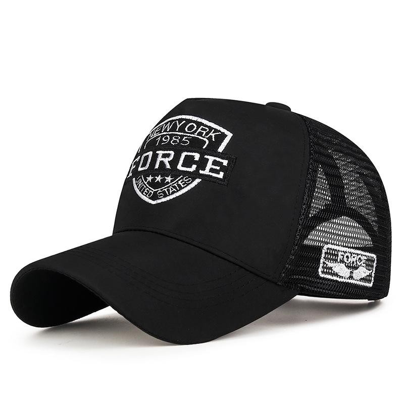 Northwood Новая летняя бейсболка из пяти частей с высокой сеткой для мужчин и женщин, солнцезащитная бейсболка, тонкая дышащая солнцезащитная кепка с надписью