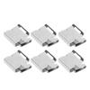 100Pcs Solar Panel Cable Clip Stainless Steel Metal Wire Clamp Photovoltaic System Mounting