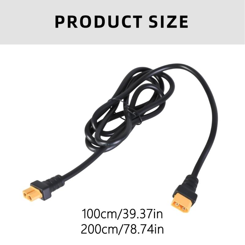 XT60 Male to Female Extension Cable Model Aircraft Plug Connection Line for Photovoltaic Cells and Model Aircraft 14AWG