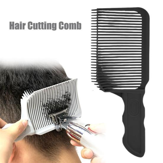 Barber Fade Comb Professional Hair Cutting Blending Clipper Comb Flat Top Comb Men Salon