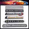 60-летний юбилей GRAND TOURING GTS S Черно-Белая Версия EXCALIBUR Крыло багажника Задняя наклейка Значок Шильдик Наклейка
