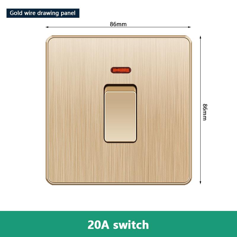 EU RU UK 20A 45A настенный выключатель высокой мощности, стандартная пластиковая панель Кореи, тумблер включения/выключения для водонагревателя, освещения, кондиционера