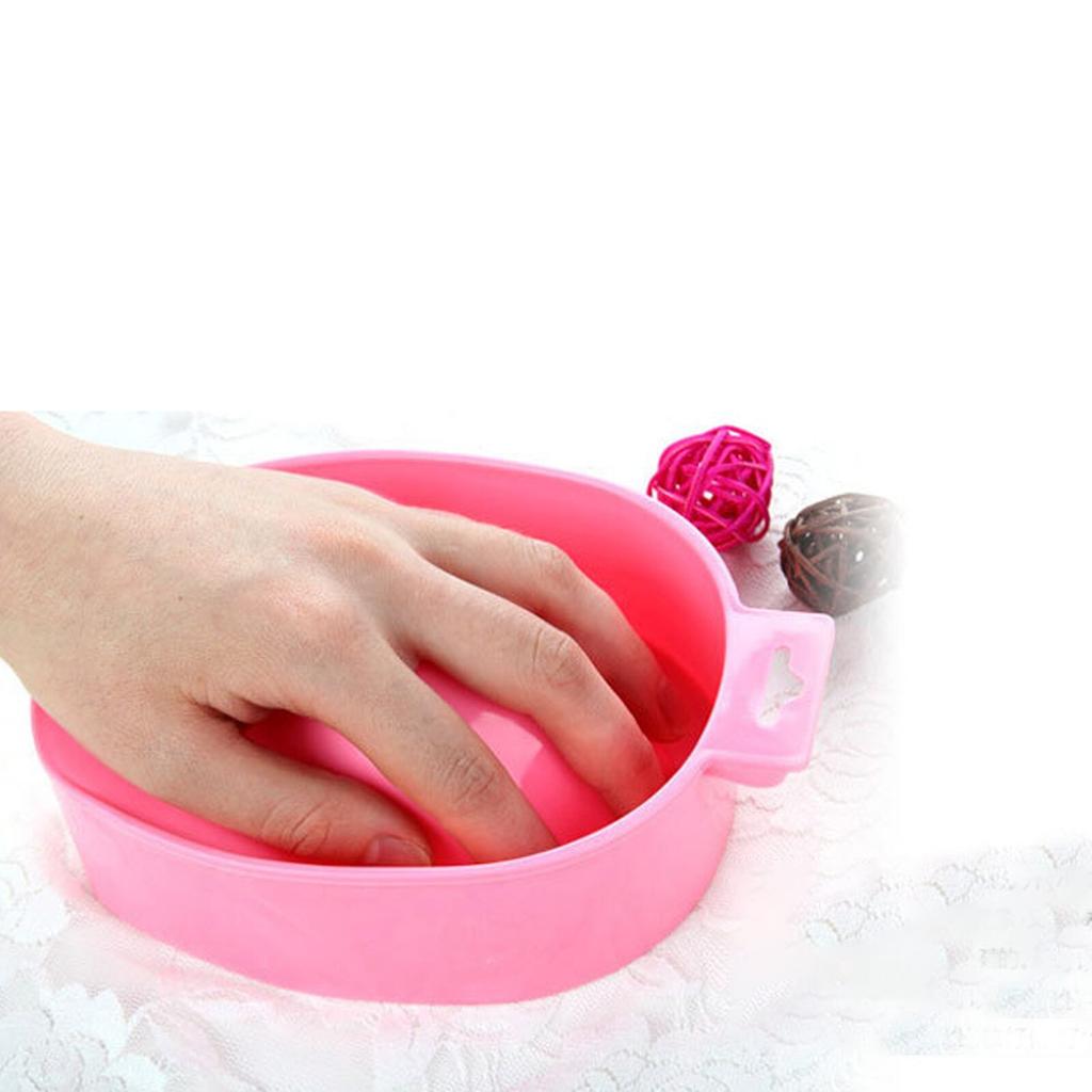 1pcs Nail Art Hand Wash Remover Soak Bowl Diy Salon Nail Spa Bath Treatment Manicure Tools Nail Spa Bath Tray Tools Accessoires