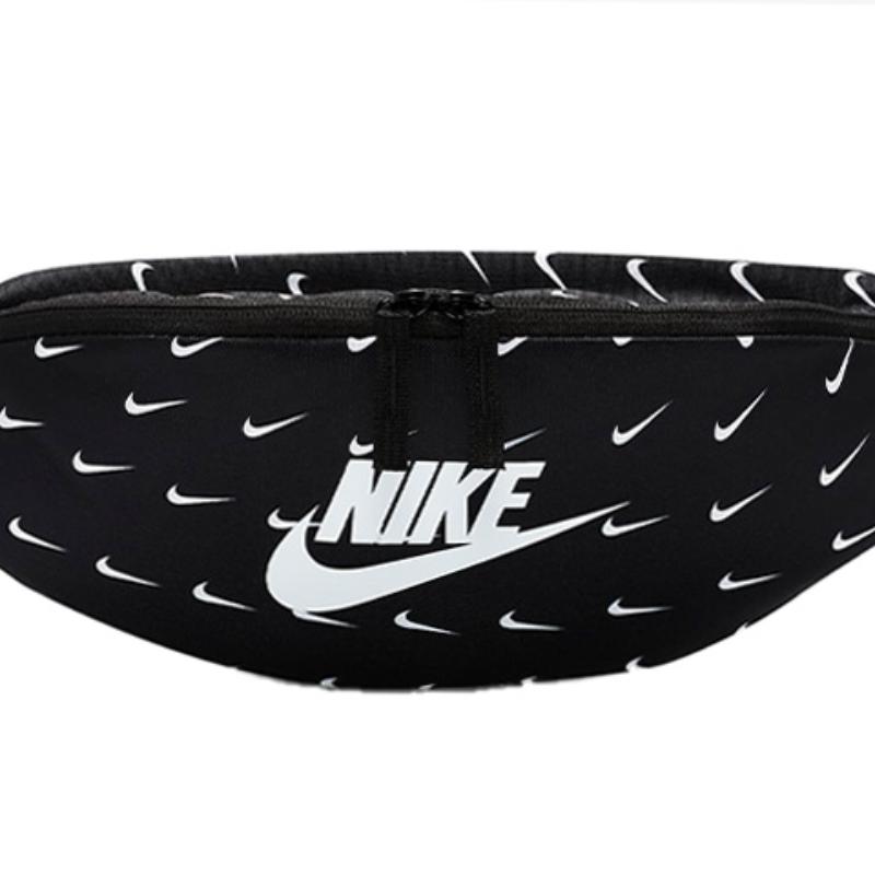 Nike Полиэстеровая наплечная сумка, сумка через плечо, поясная сумка, обычная, унисекс, черная, повседневная DM2161-010