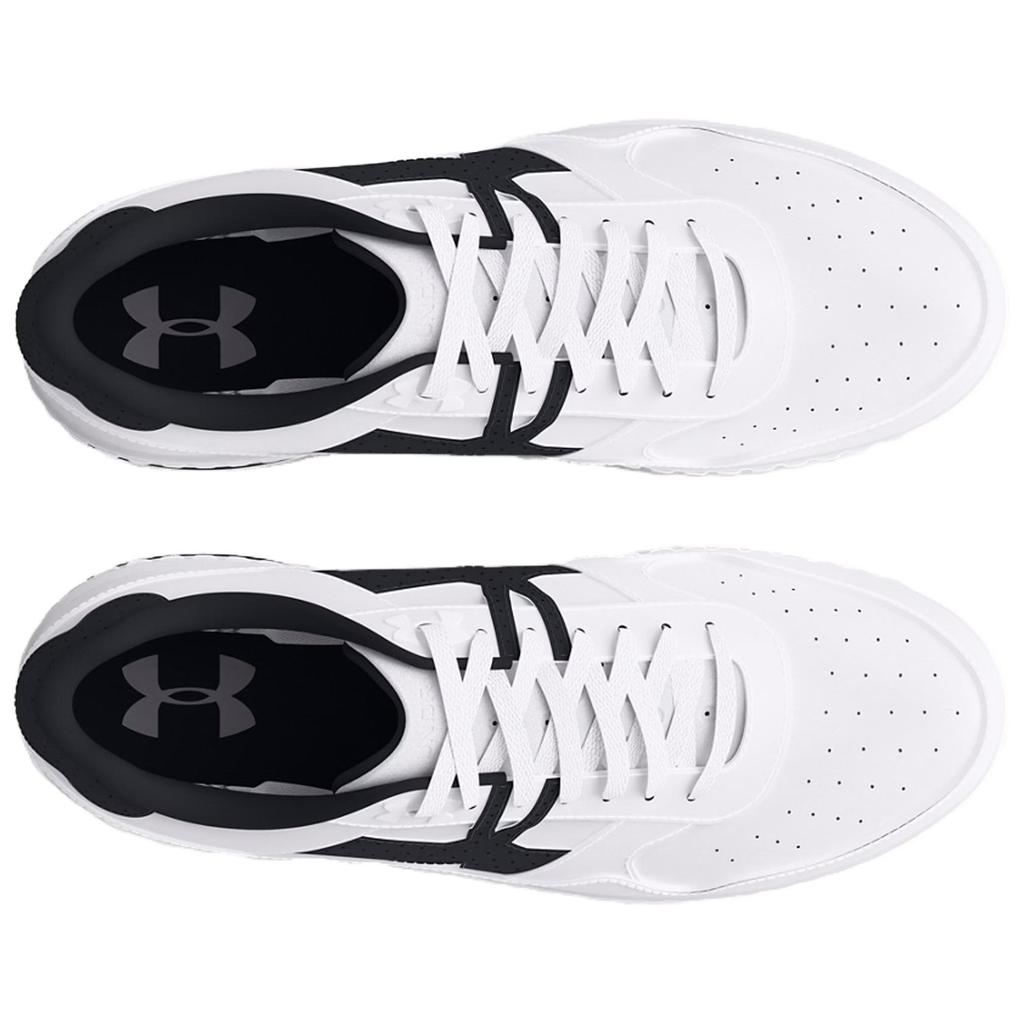 Under Armour UA Court 96 Устойчивые к истиранию Низкие Повседневные Кроссовки Мужские Белые 3028633-101