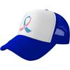 Diabetes Awareness Trucker Hat Unisex Breathable Mesh Snapback Cap Outdoor Casual Style