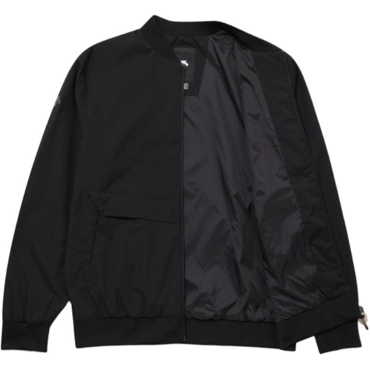 DESCENTE Jackets Men's Black Baseball Collar Moderate SQ321DJK83