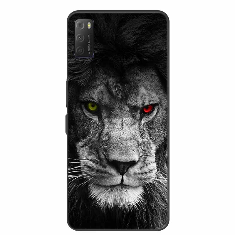 For TCL 20E Cases 20Y 20S 20B 20L Fashion Soft TPU Silicone Cartoon Phone Cases For TCL 20Y Cover Bumpers Fundas 20 E TCL 6125F
