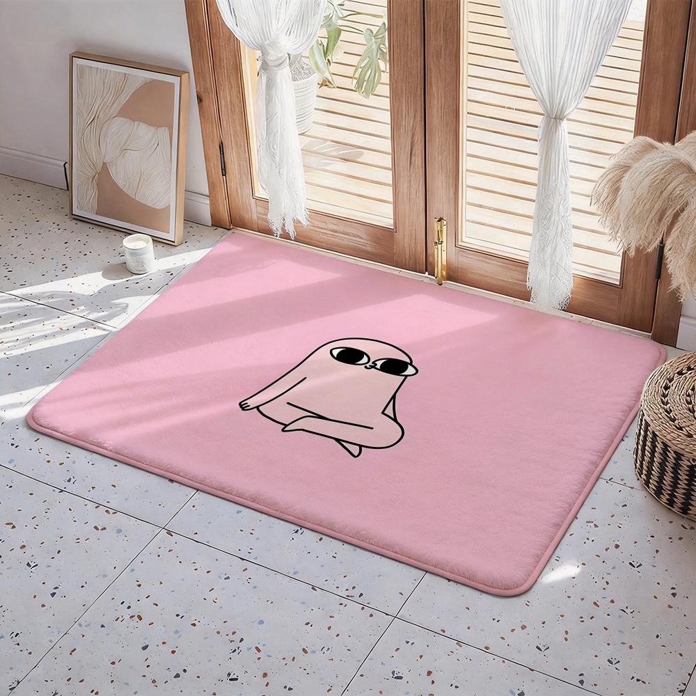Character K Ketnipz Floor Mat Eco Flannel Doormat Non Slip Odorless Indoor Floor Rug Soft Short Plush Home Mat