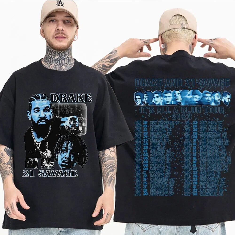 Рэпер Дрейк, новая футболка большого размера, сертифицированная футболка для мальчиков с принтом альбома Lover Boy, унисекс, повседневные забавные футболки в стиле хип-хоп, уличная одежда унисекс