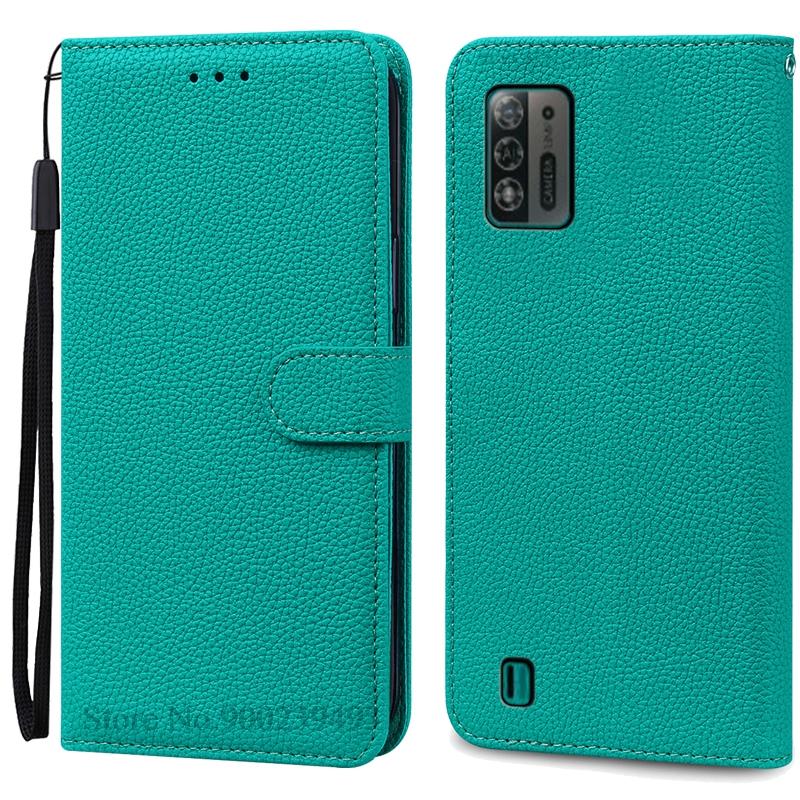 Чехол A52 Lite для ZTE Blade A52 Lite, мягкий силиконовый кожаный чехол-кошелек, чехол для ZTE Blade A52 Lite, чехол из ТПУ, задняя крышка Etui