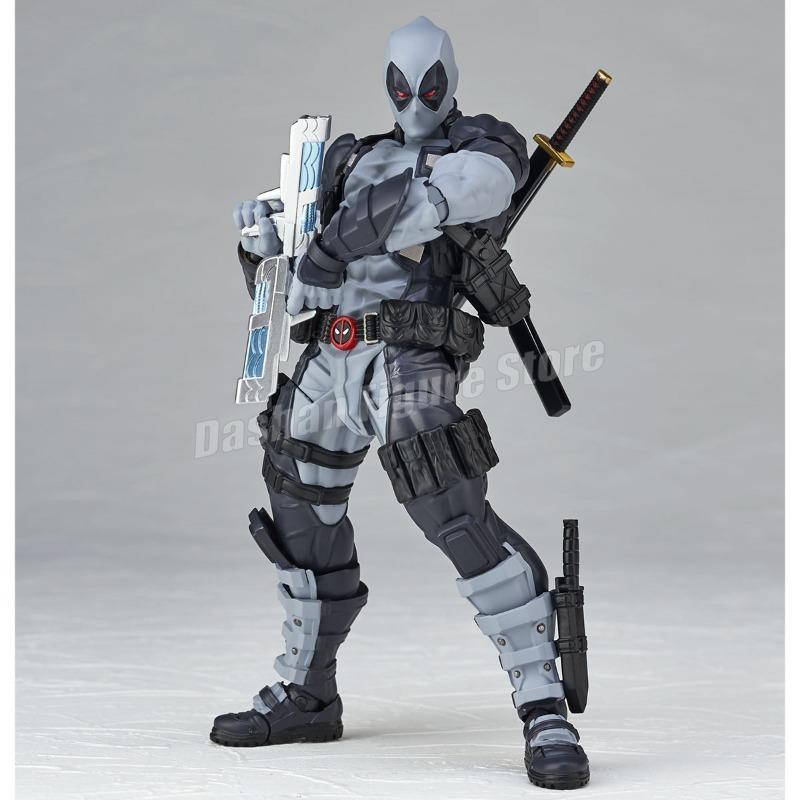 Amazing Yamaguchi 025EX 3 Action Figure PVC Collection 15cm Revoltech Wade Winston Wilson Movable Figures Model Toys