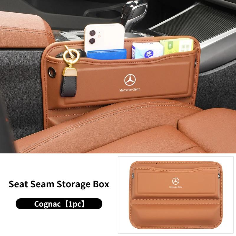 CET1 2025 Hot For Benz Car Seat Multifunctional Gap Case Seat Phone Key Storage Box For Mercedes Benz W211 W124 W176 W177 C180 C200 C
